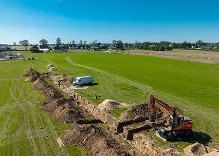 GŁOBINO I - Zakończenie budowy sieci